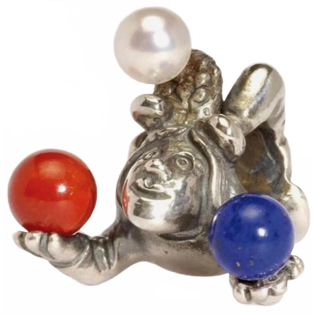 NEW TROLLBEADS women's juggler bead charm in silver
